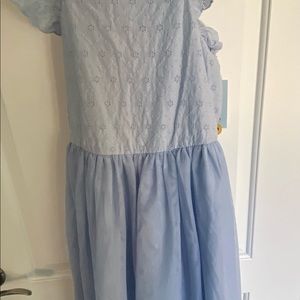 Girls Cat and Jack blue dress(never worn)